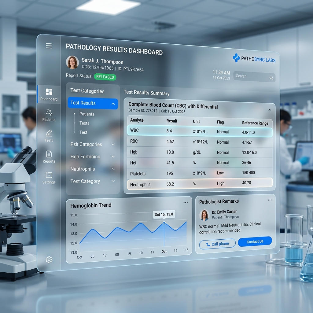 Pathology Lab Reporting System